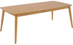 Goossens basic eettafel boaz blank eiken - 8233345-{merk}-boaz-eettafel-eiken-blank-01